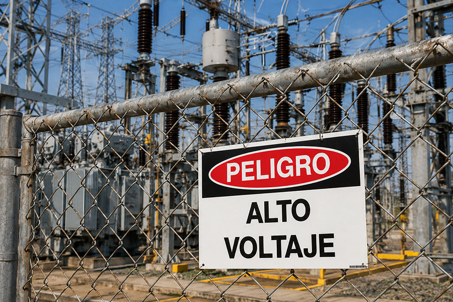 Señalética de seguridad: vía de evacuación y extintor